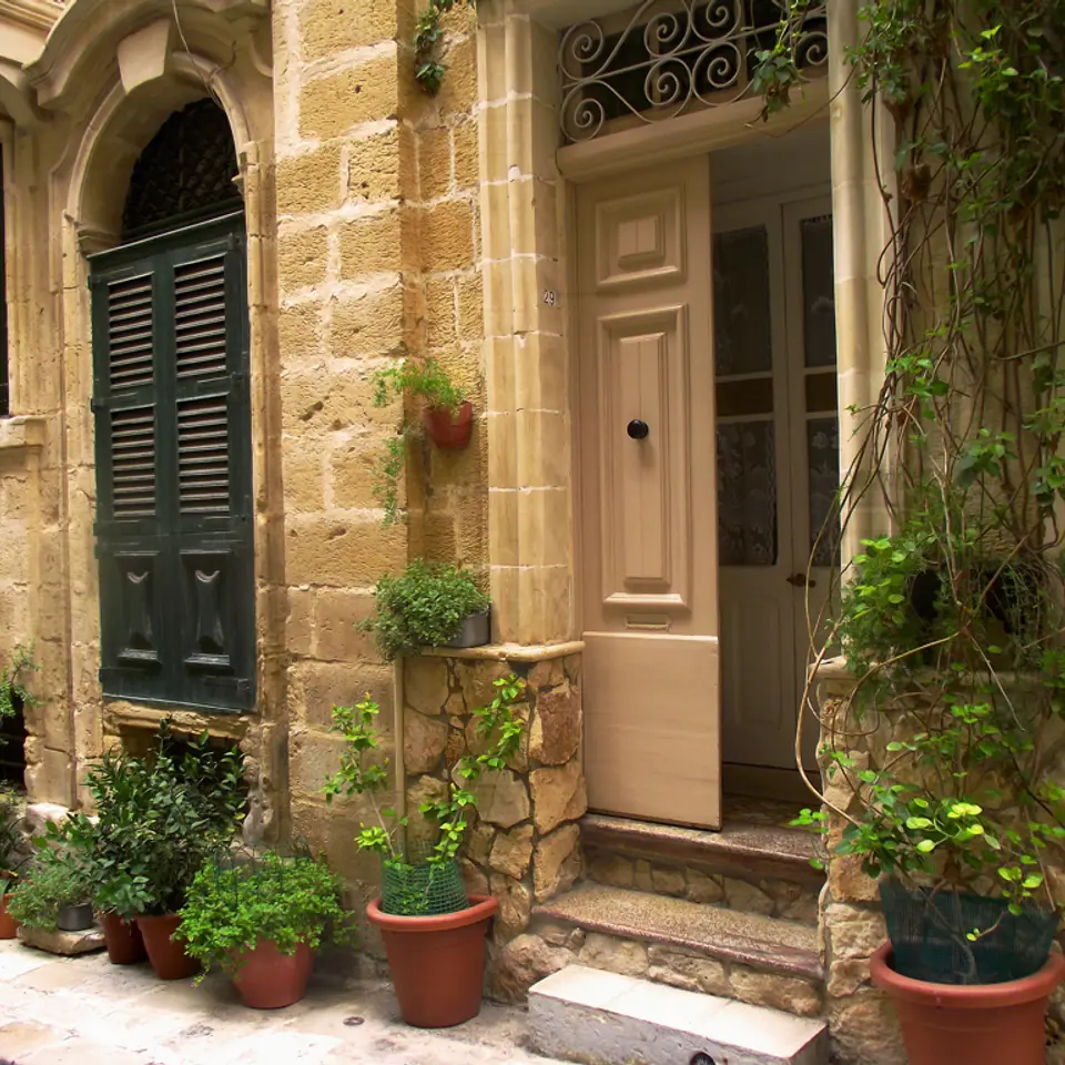 A street in Birgu, one of Malta’s Three Cities.