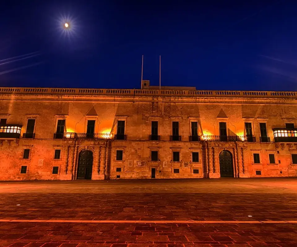 The Grand Master’s Palace in the heart of the capital.